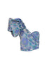 Vestido Bougainville Flores Azules Set 3 piezas